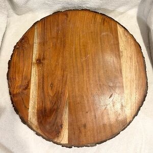Round Wooden Lazy Susan